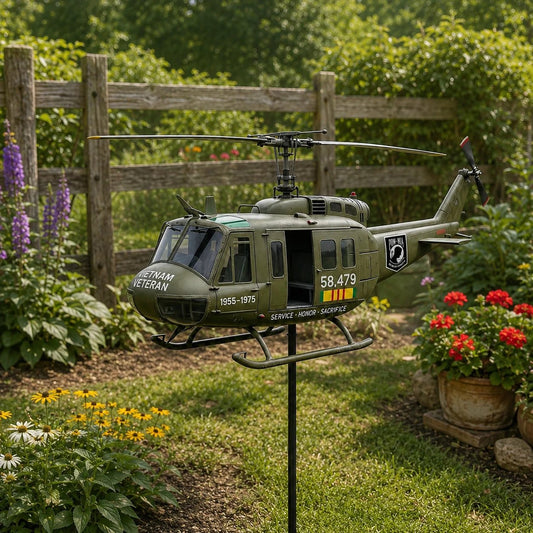 🏆Last Day Promo: 49% OFF 🎖️-Vietnam Veteran Helicopter Wind Spinner✈️!