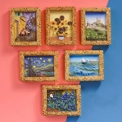 🔥Last Day 💖Van Gogh Inspired Fridge Magnet Set