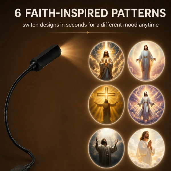 Plug‑and‑Play HD Holiday Projector, Multi‑Scene Projection Light for Christmas, Halloween & Faith‑Themed Decor 2026
