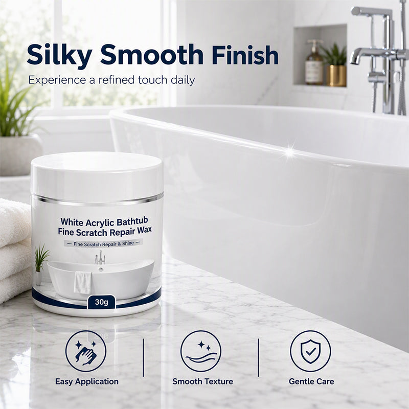 🔥Limited Time:🔥White Acrylic Bathtub Fine Scratch Repair Wax