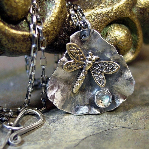 ⏰Historical Lowest Price: Save 49% -Vintage Dragonfly Shell Necklace