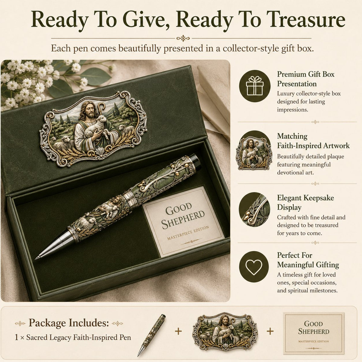 ✝️ Sacred Legacy Faith-Inspired Keepsake Pen Collection | 6 Devotional Designs for Prayer Journaling, Bible Study & Meaningful Christian Gifts 🖊️✨
