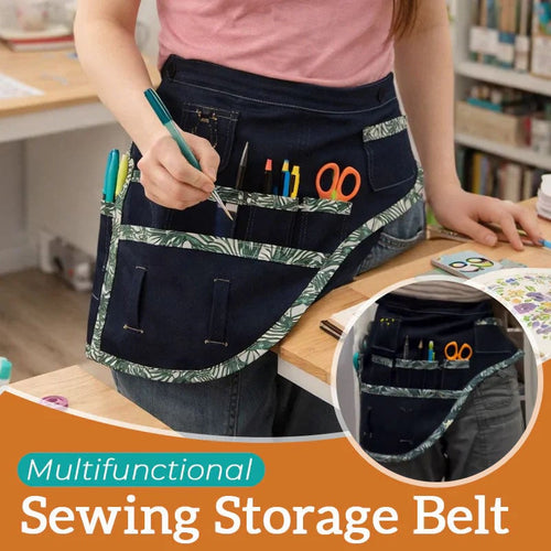 All-in-One Sewing Organizer Belt —— Hands-Free Waist Tool Belt for Sewing, Crafts & DIY
