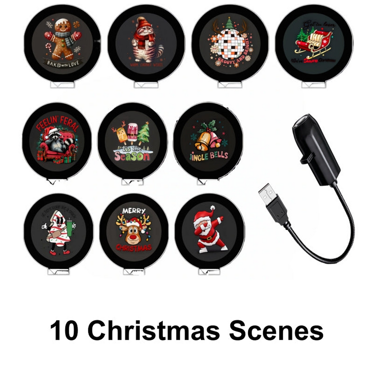 Plug‑and‑Play HD Holiday Projector, Multi‑Scene Projection Light for Christmas, Halloween & Faith‑Themed Decor 2026