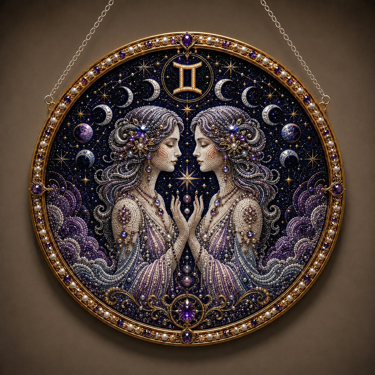 🔥Last Day 49% OFF - DIY 12 Zodiac Signs Pearl Art Kit ♈🌙
