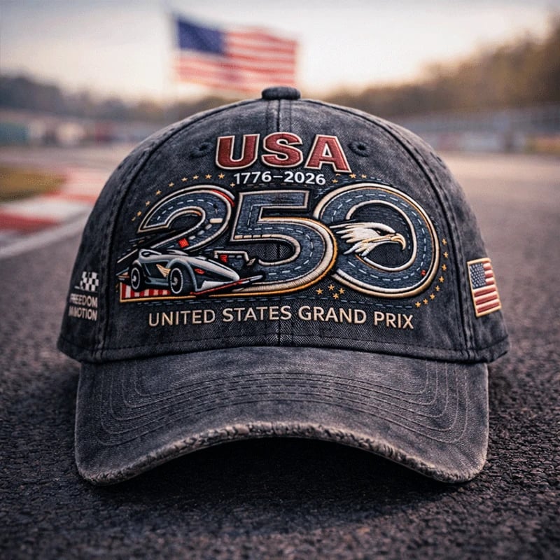 🏎️ 🇺🇸 American 250th Anniversary Grand Prix Baseball Cap🎁