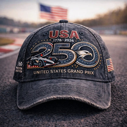 🏎️ 🇺🇸 American 250th Anniversary Grand Prix Baseball Cap🎁