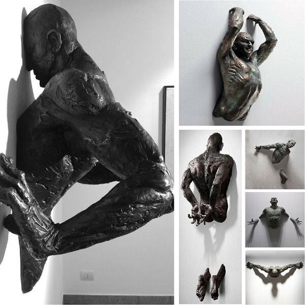🔥Last 4 hours Sale: Save $20 -🔥Art Wall Decor Human Body Sculpture
