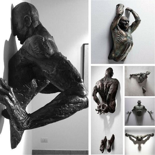 🔥Last 4 hours Sale: Save $20 -🔥Art Wall Decor Human Body Sculpture