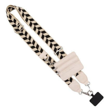 Phone Strap with Zippered Pouch💖Beautiful💖Comfortable💖Adjustable