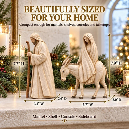 🔥Last Day 49% OFF - ✝️Journey to Bethlehem Nativity Figurine Set