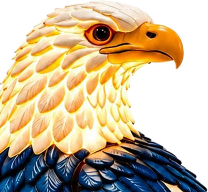 🔥Last Day 49% OFF - 🦅🌙U.S. 250th Eagle Stained Table Lamp✨