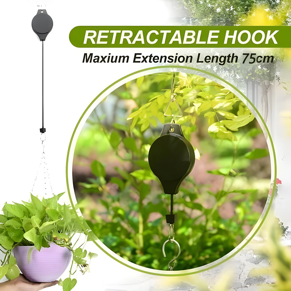 🌳Garden Plant Pulley Set for Hanging Baskets, Pots & Bird Feeders