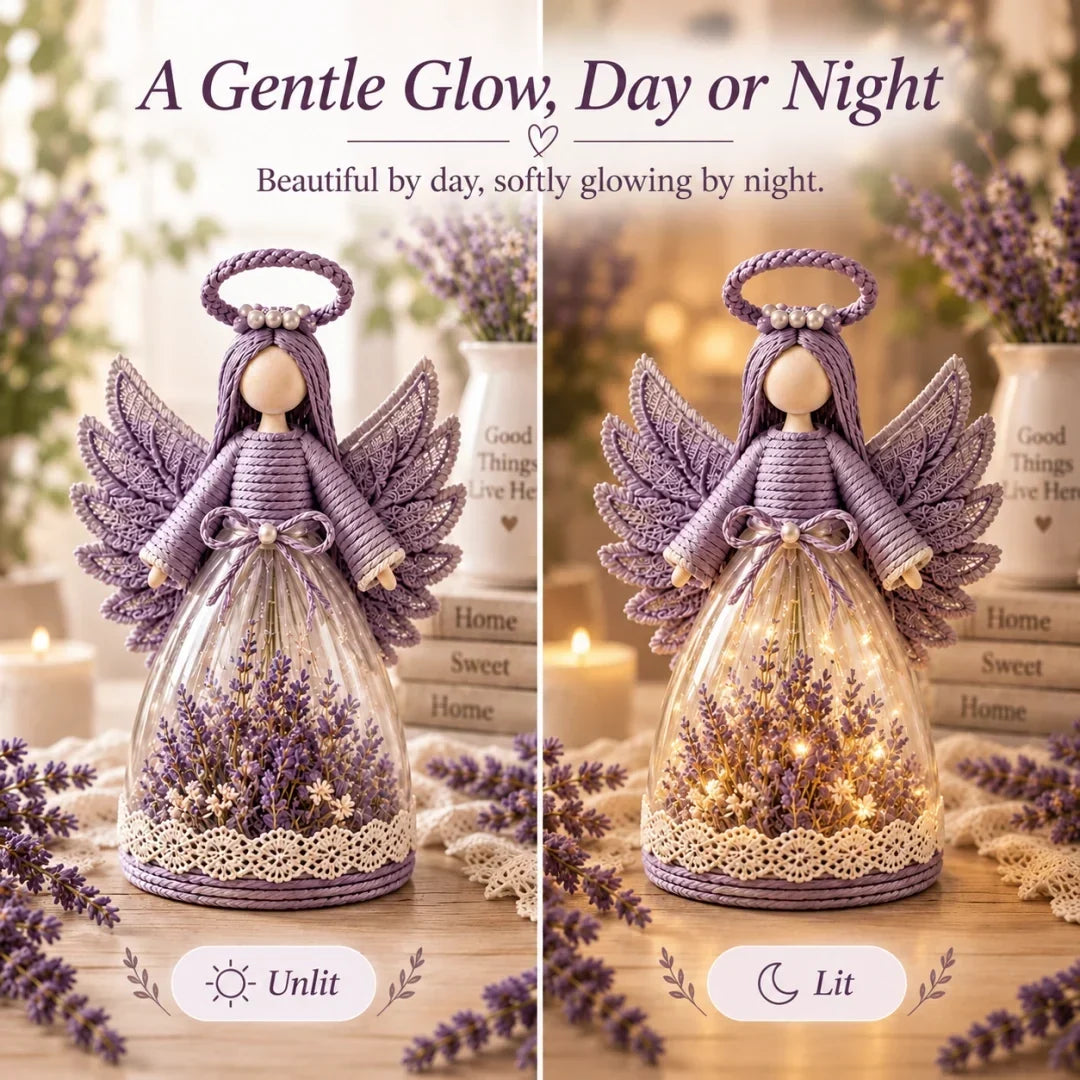 🎁Lighted Floral Angel Figurine