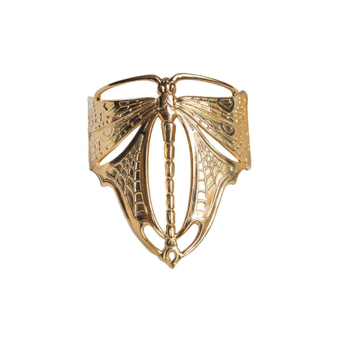 🔥Last Day 49% OFF - 💫Handmade Gold Flying Dragonfly Bracelet