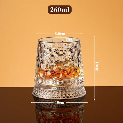 🥛💎New Year Hot Sale 49% OFF✨🔥360° Rotating Whiskey Glass Tumbler