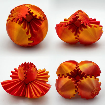 GearSphere - The Steampunk Whirling Wonder Fidget (Gear Ball)