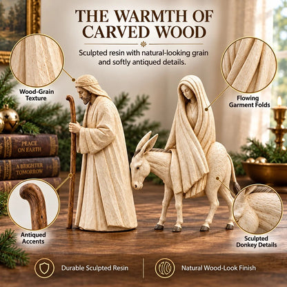 🔥Last Day 49% OFF - ✝️Journey to Bethlehem Nativity Figurine Set