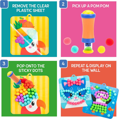 🔥Last 4 hours Sale: Save 50% -💥Educational Insights Pom Pom Kit