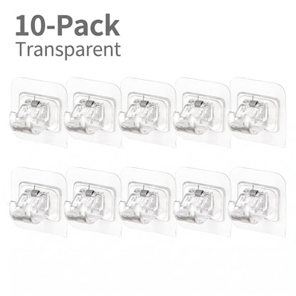 🔥Nail-Free Adjustable Curtain Rod Hooks