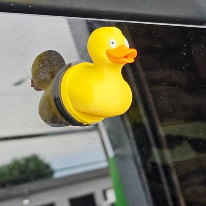 🚗💦 Meet the Ultimate Jeep Accessory: The Fun Middle Finger Spraying Duck! 🦆💥