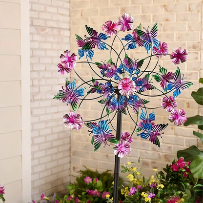 🌸🌬️🎡 Solar-Powered Wind Spinner for Garden