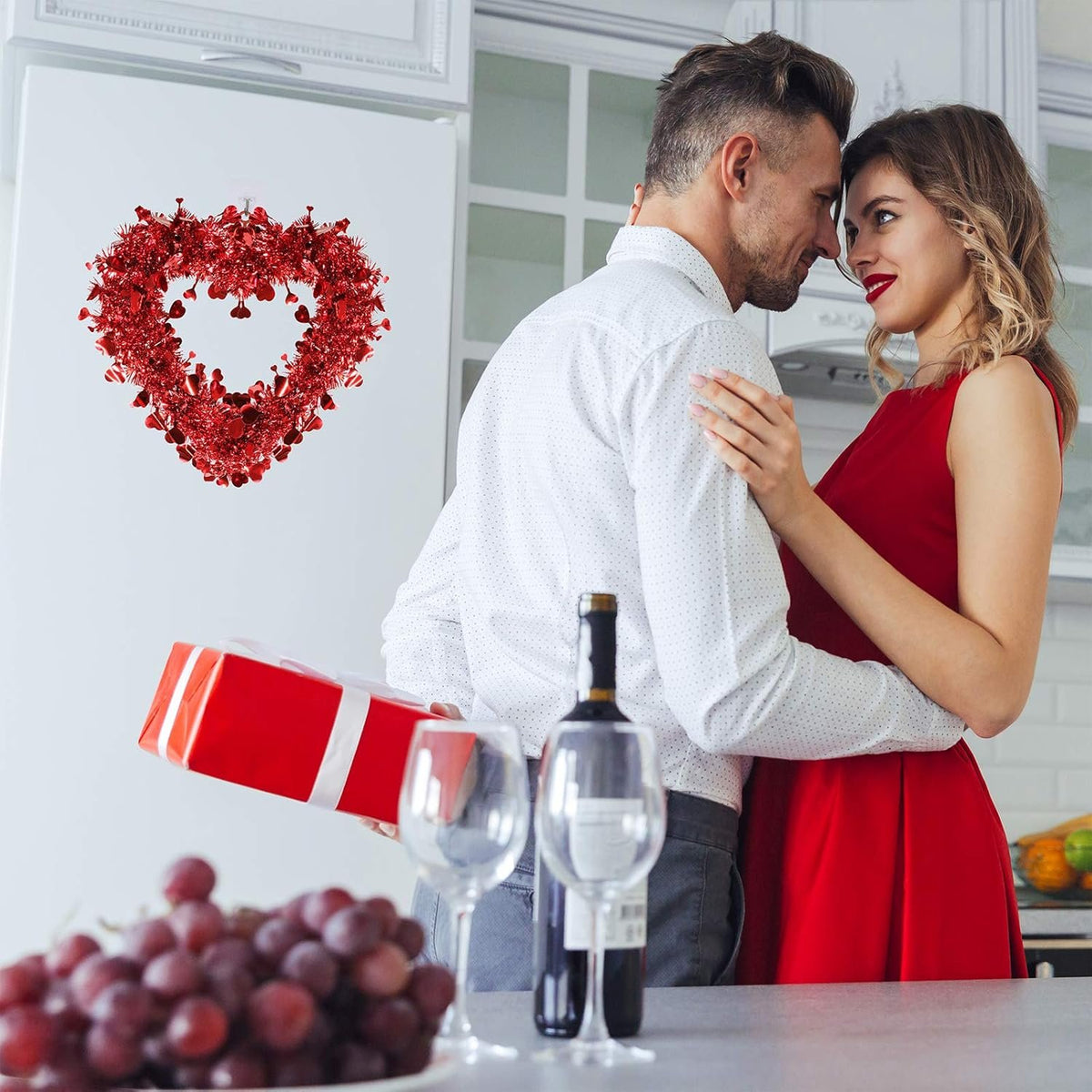 💝Valentine's Day Hot Sale 49% Off - Red Valentine Heart Wreaths