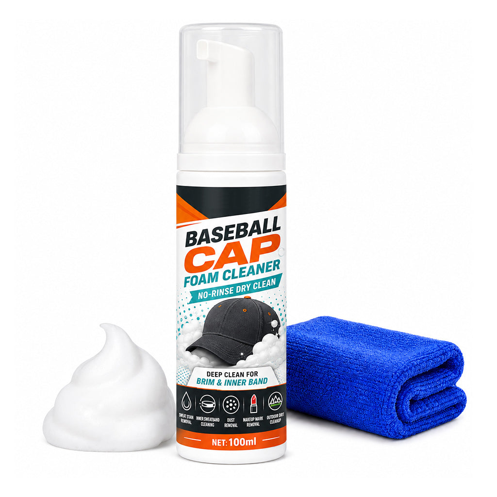 ✨No-Rinse Baseball Cap Foam Cleaner