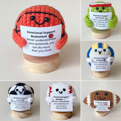 🔥Last 4 hours Sale: Save 49%-🧶Funny Handmade Emotional Support Sports Balls Gift