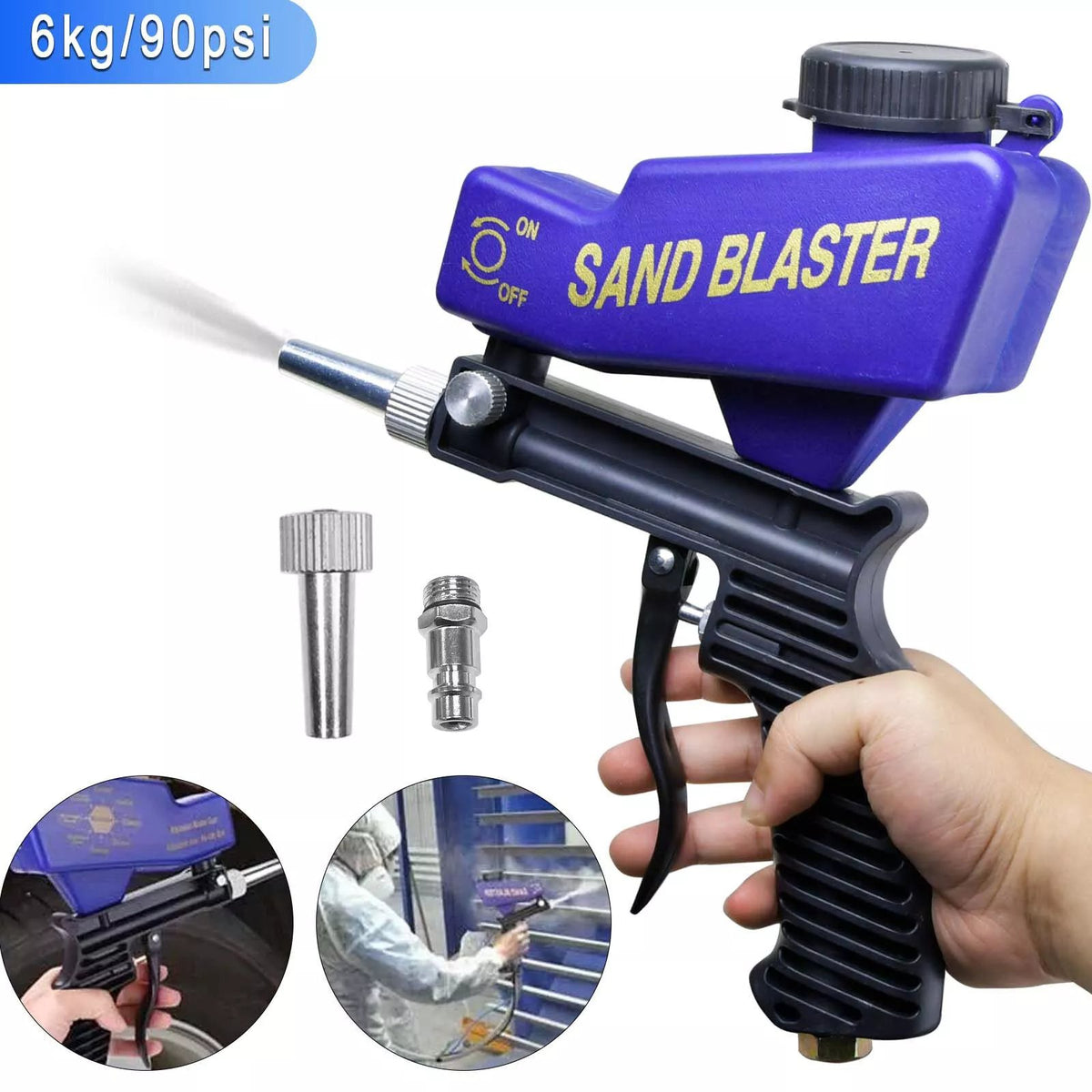 🔥Last 4 hours Sale: Save 49%- Rust Blasting Device Adjustable Blasting Machine
