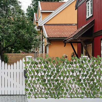 Expandable Faux Privacy Fence