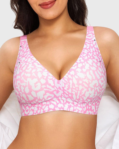 Seamless Deep V Push-Up Wireless Bra 3.0