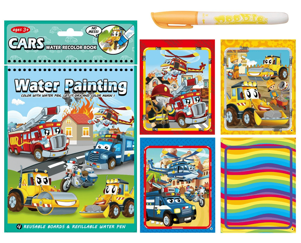 🔥Last 4 hours Sale: Save 50%- Reusable Magic Water Doodle Book