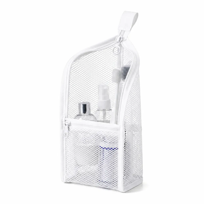 Mesh Zipper Toiletry Storage Pouch