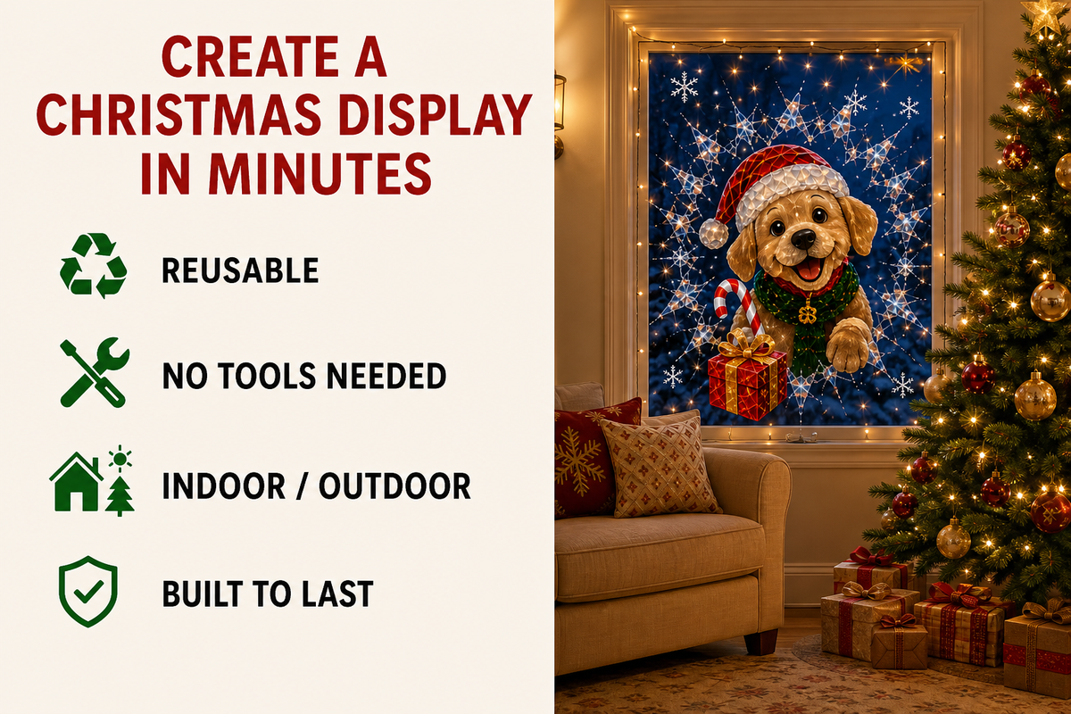 😍Santa Claus window stickers