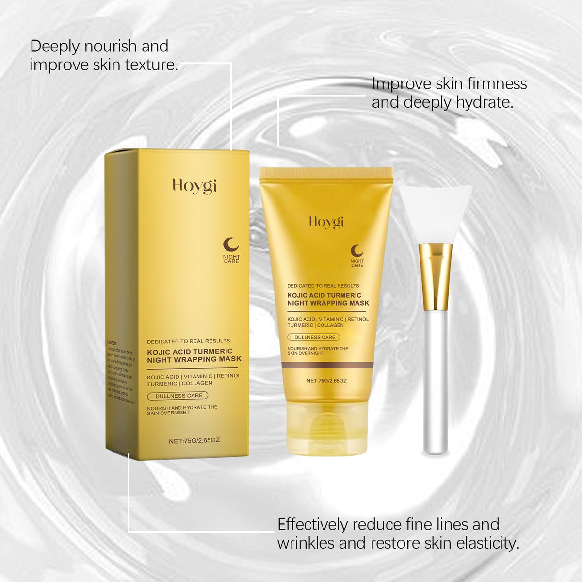 Kojic Acid Turmeric Night Wrapping Mask