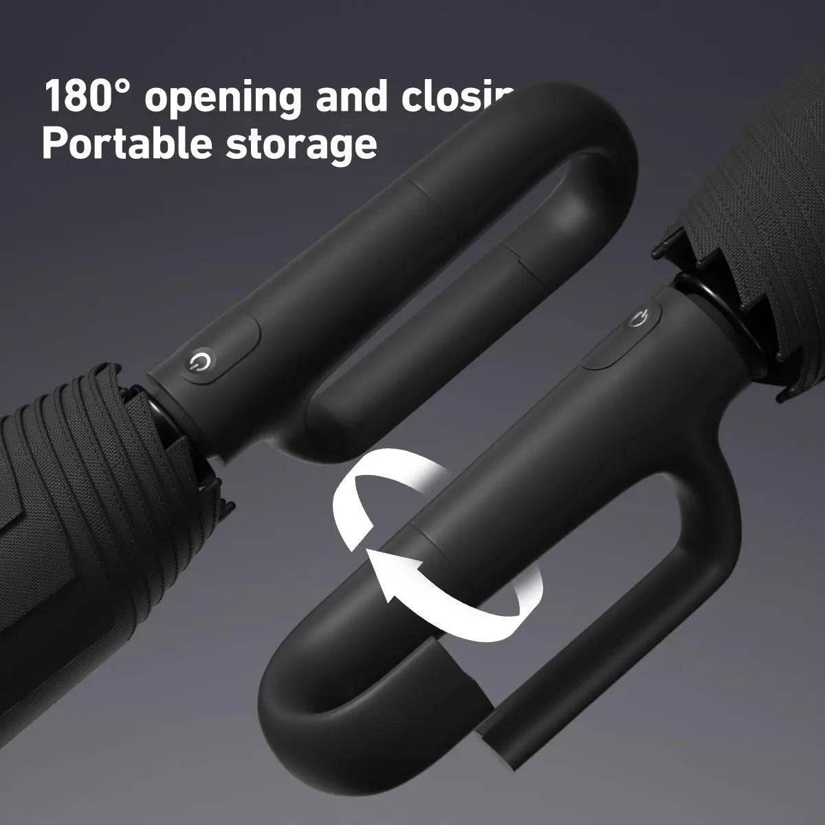 ☔Portable Automatic Folding Umbrella-Windproof Waterproof with Loop Buckle
