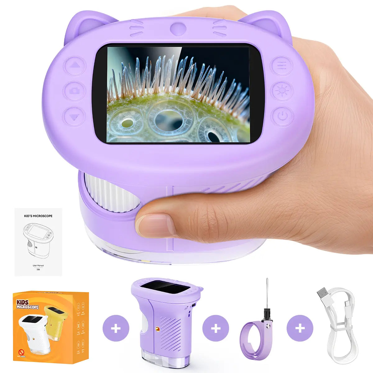 Kids Handheld Digital Microscope