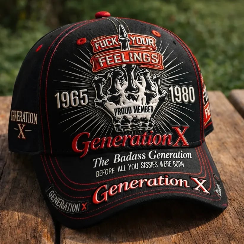 🔥LAST DAY 50% OFF - 🧢Generation X Print Casual Hat