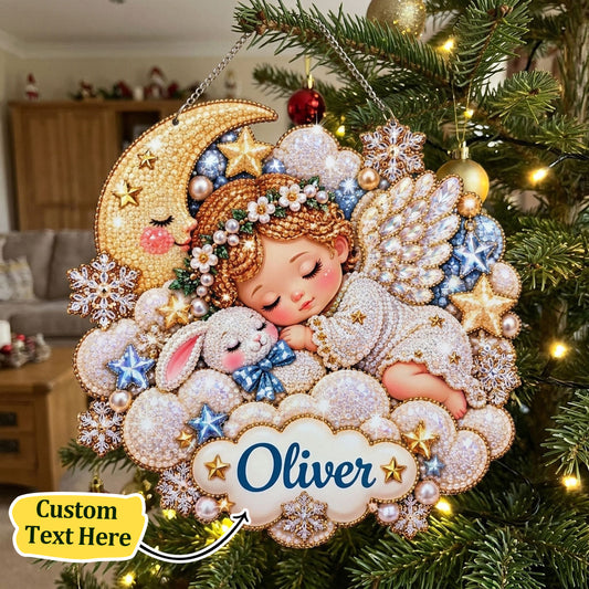 Personalized Sweet Dreams Baby Diamond Art Hanging Ornament Kit