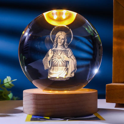 🔥LAST DAY SALE 50% OFF ✝️The Holy Crystal Lamp