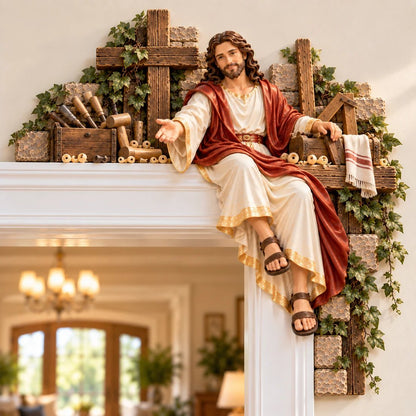 ✝️✨Jesus at the Doorway – Faith-Inspired Corner Decor Collection