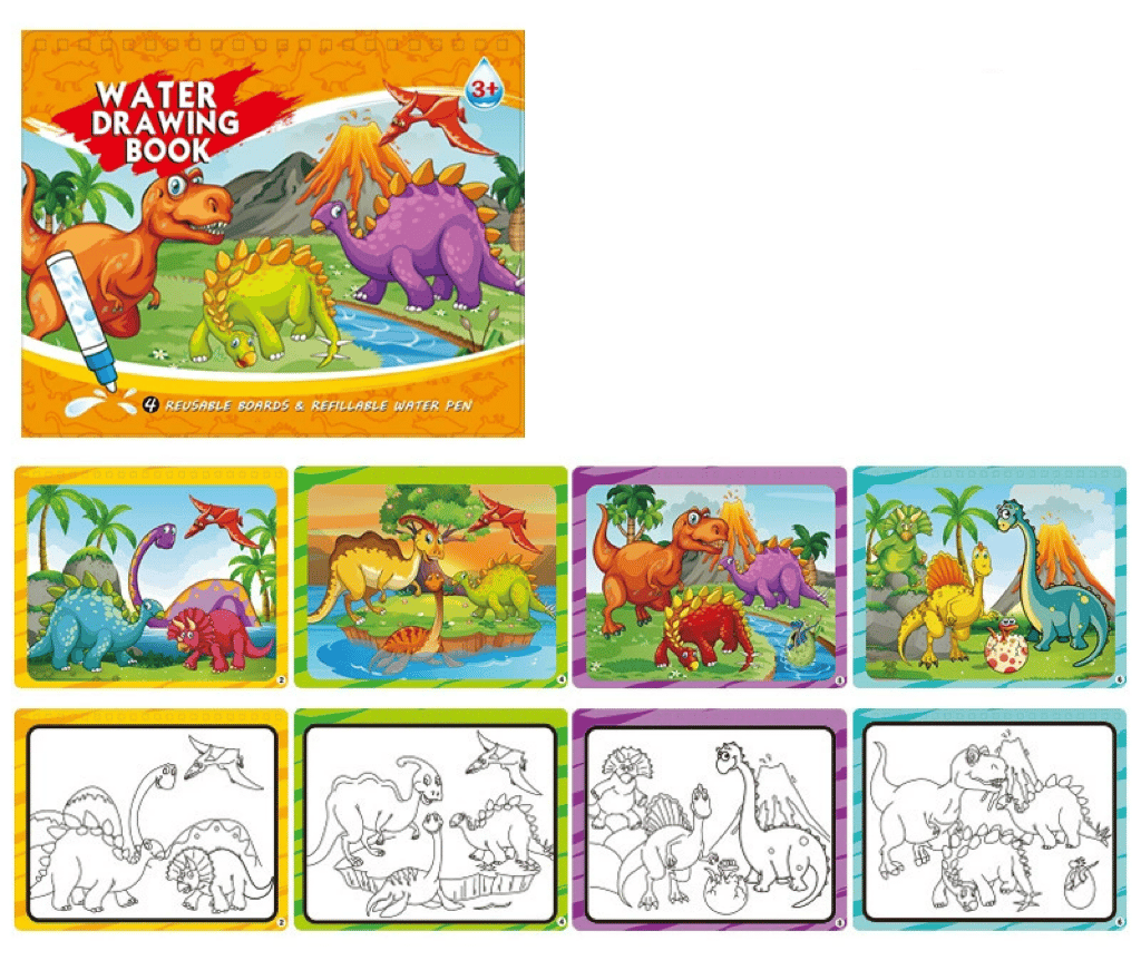 🔥Last 4 hours Sale: Save 50%- Reusable Magic Water Doodle Book