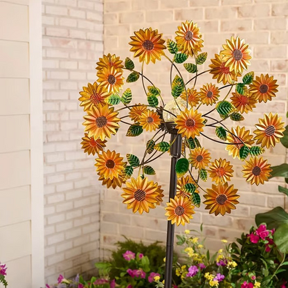 🌸🌬️🎡 Solar-Powered Wind Spinner for Garden