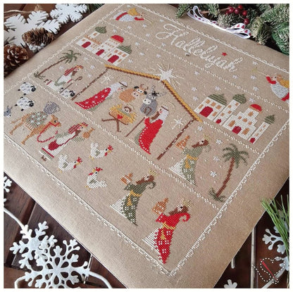 🔥LAST DAY Sale 49% OFF🎄 "Christmas Nativity" Counted Cross Stitch DIY Embroidery Kit