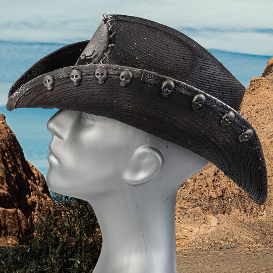 🔥LAST DAY SALE 49% OFF☠️🎩Heavy Metal Rocker Handstitched Skull Hat