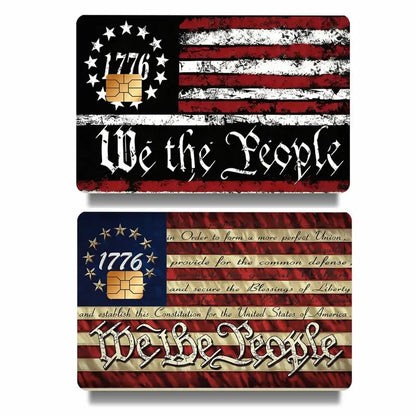 🗽1776 "We the People" Credit Card Skin