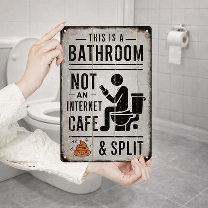 🔥Last Day 50% OFF - 🚽 This Is a Bathroom, Not an Internet Café
