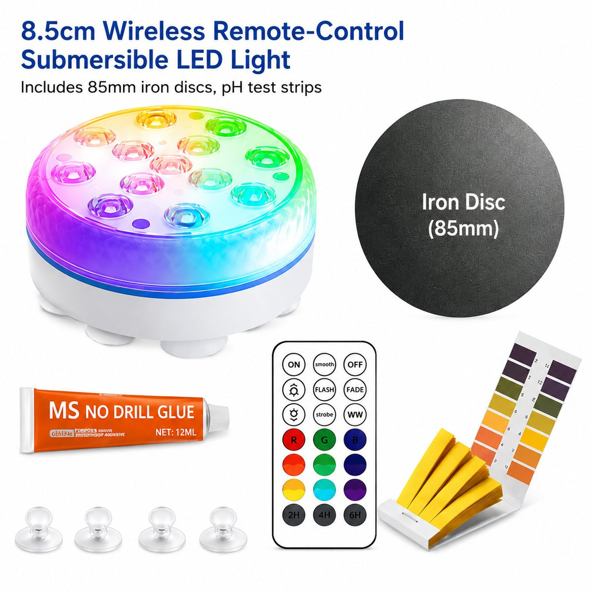 🌈 Light Up Your Pool Nights — Magnetic Waterproof LED Lights for Every Mood ✨