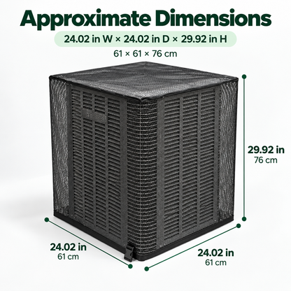 ❄️ Heavy-Duty Mesh AC Cover – All-Season Outdoor Protection